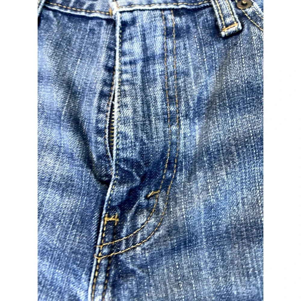 Levi's 559 Shorts 32x24‎ Relaxed Cut Off Long Jeans Shorts Blue. Mens Straight